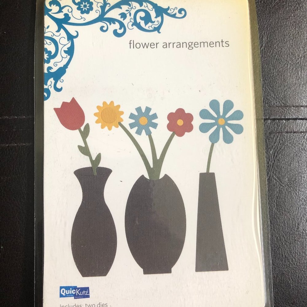 QuicKutz Flower Arrangements Diecut *EUC*
